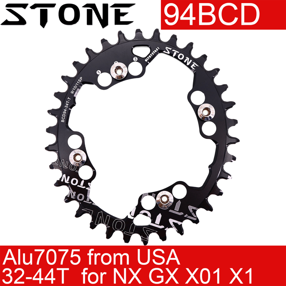 Stone Oval 94 BCD Chainring for X1 X01 NX GX K force 32T 34 36 38 40 42T MTB Bike Chainwheel Bicycle Tooth Plate 94bcd for sram