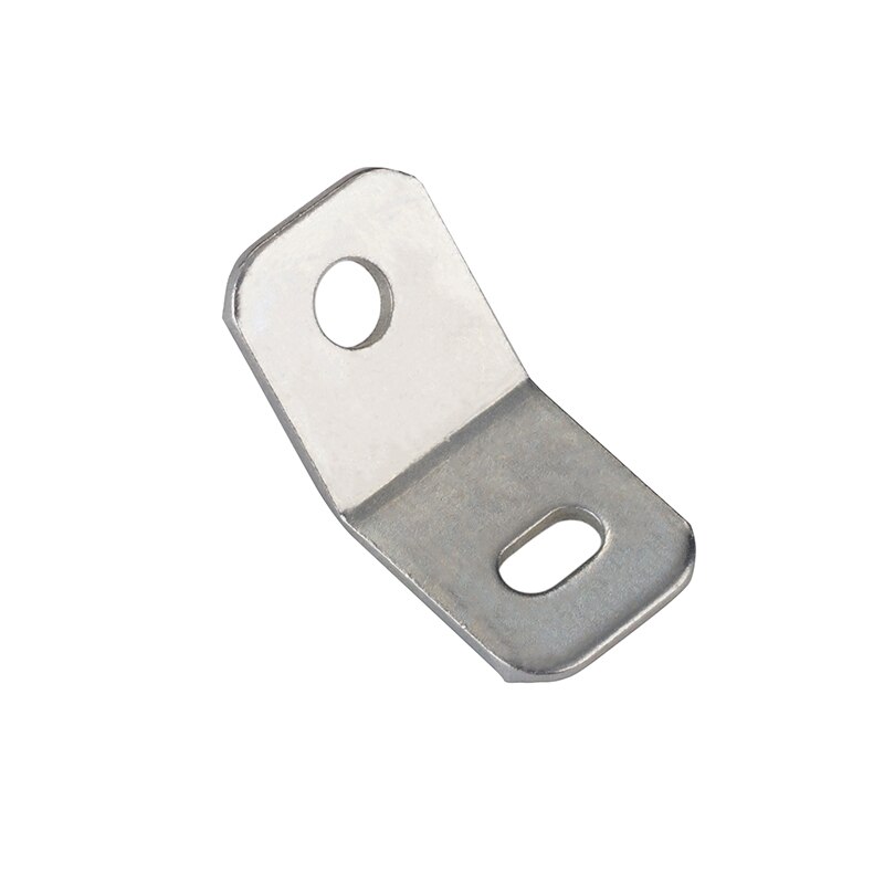 135 degree 1.5mm thick zinc plating iron material metal corner bracket for board connect anti-tip strap connect