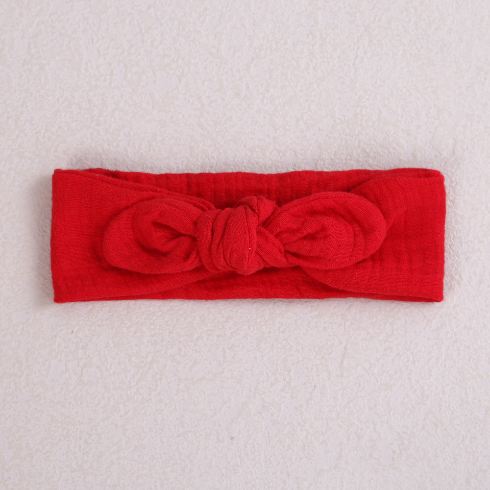 Wiązane łuk dziecko z roczniełąkiem na głłałę Super miękka bawełna turban niemowlę rozciągliwy chusta na głłałę łuki akcesoria robić włosów jeden rozmiar pasuje robić wszystkich JFNY263: kolor 14