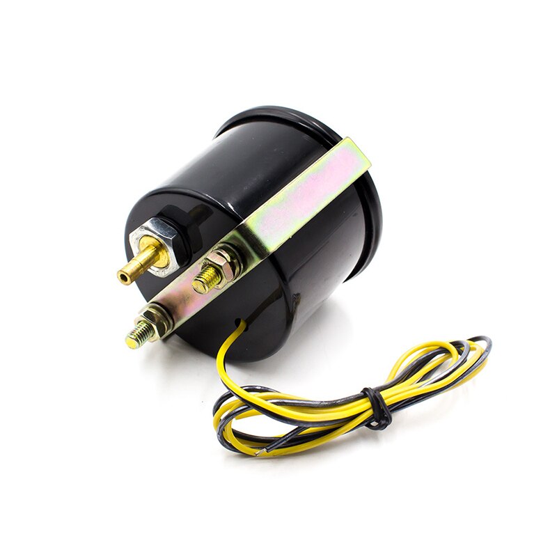 Indicateur de pression pour moteur de voiture, 52mm, PSI, sous vide, Turbo Boost, cadran, jauge, lumière bleue, jante noire, 12V