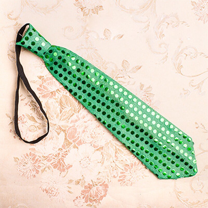 1pc glød i mørket slips led slips leker nattglødende blits mixcolor lysende dress slips festrekvisita danse scene rekvisitter leketøy