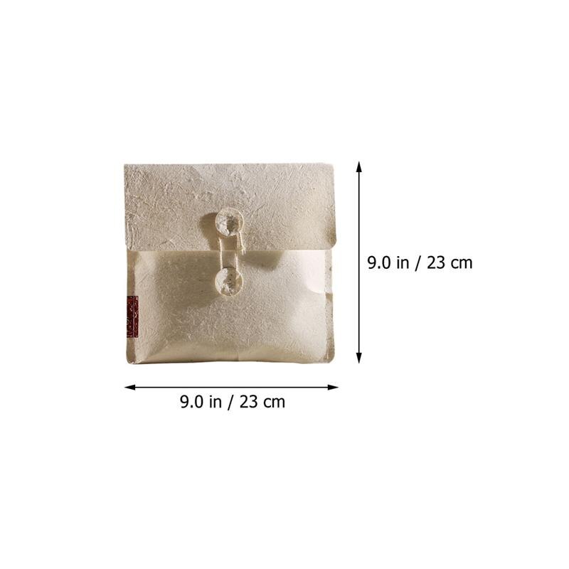 2pcs Paper Pouch Pouch Paper Storage Pouch Packing Pouch Delicate Bag Wrapping Pouch Packing Bag for Cookie Candy