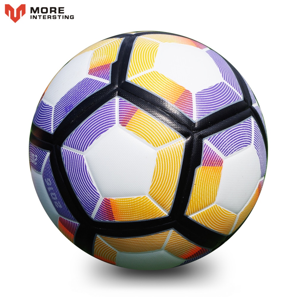 FußBall Bälle Offizielle Größe 5 Größe 4 PU Unterhose-beständig Nahtlose Spiel Ausbildung FußBall Ausrügestochen futbol