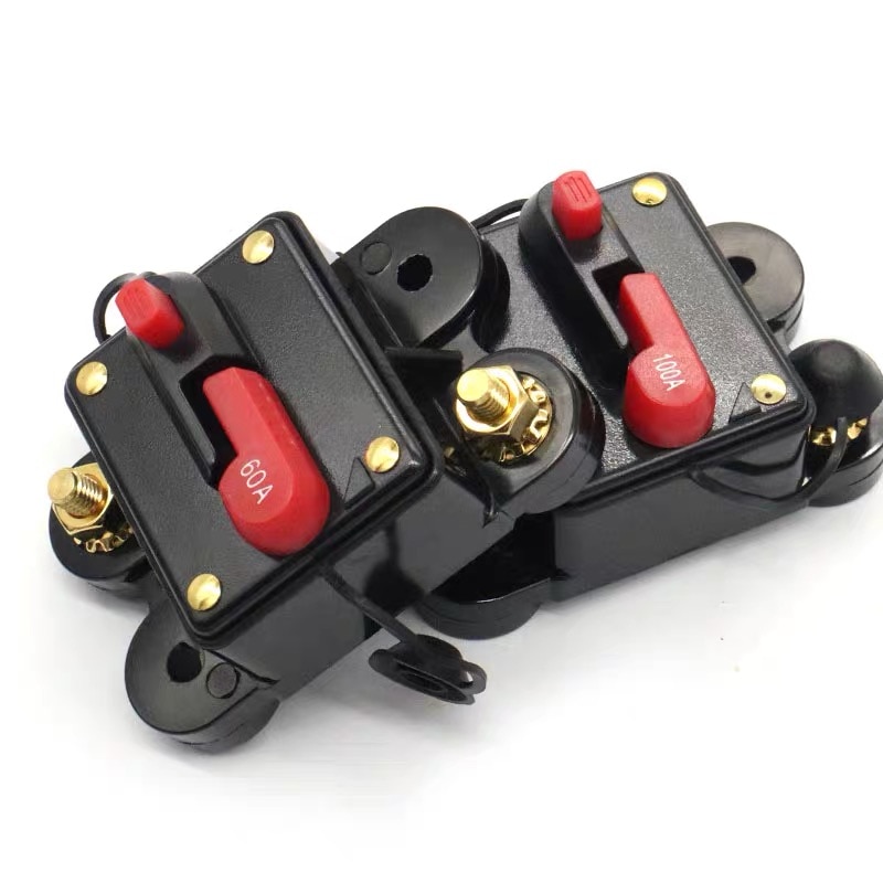 30a 50a 60a 80a 100a 125a 150a 200a 250a 300a valgfri bilstereo inline strømbryter sikring til 12v-48v beskyttelse med hette