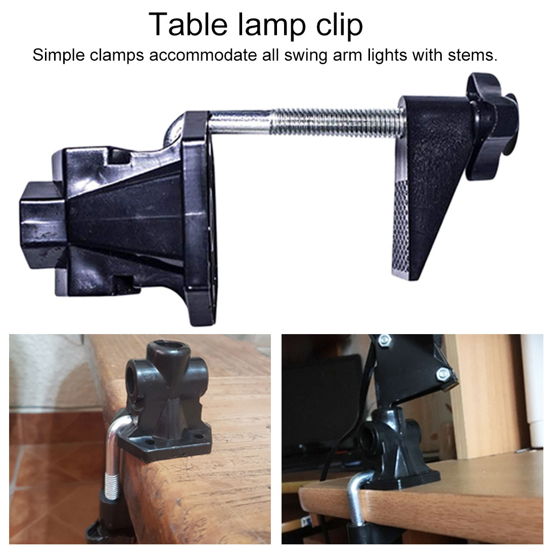 Beugel Klem Vaste Metalen Bureaulamp Clip Fittings Schroef Camera Flash Holder Voor Mic Stand Hardware Beugel Klem Accessoires