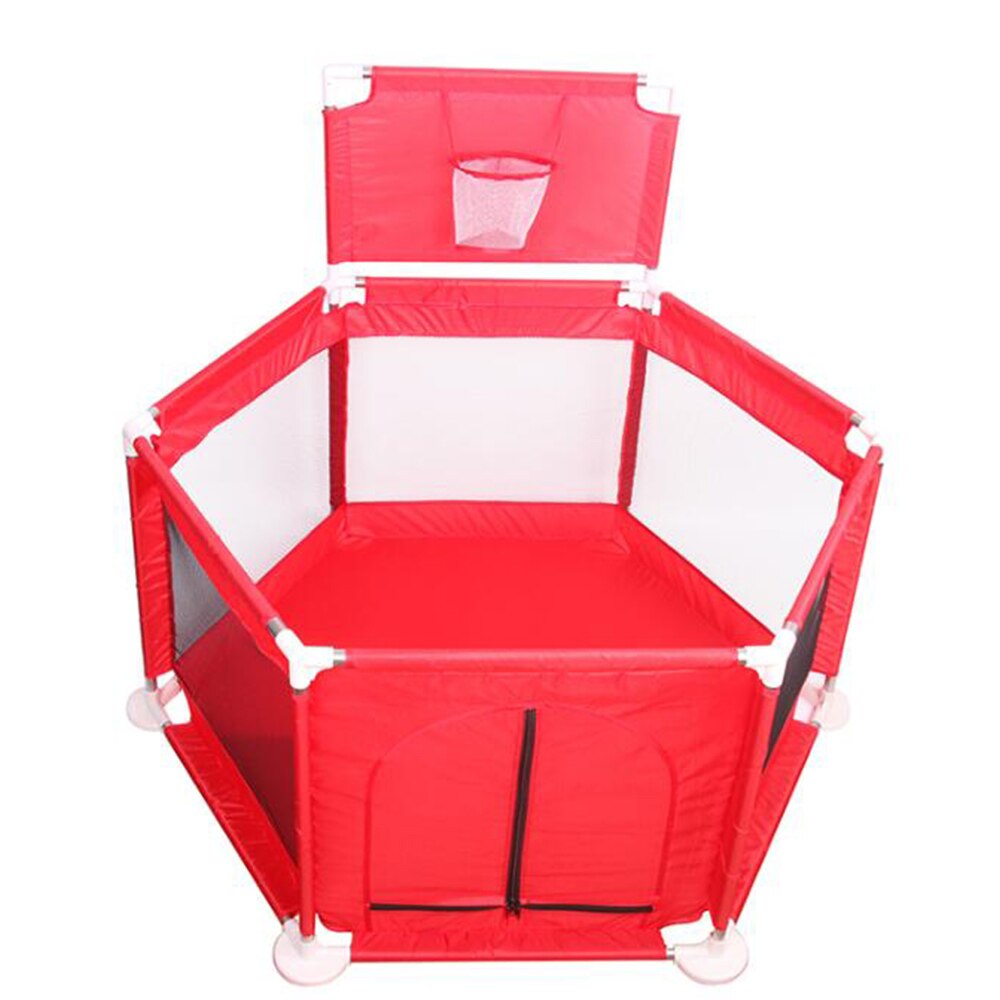 Draagbare babybadje kinderbox opvouwbare babyomheining kinderbox kinderveiligheidsbarrière plastic ballenbak babybedomheining: Wj3559i