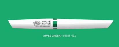 Winsor & Newton Pigment Markers Blue and Green Tones: Apple Green