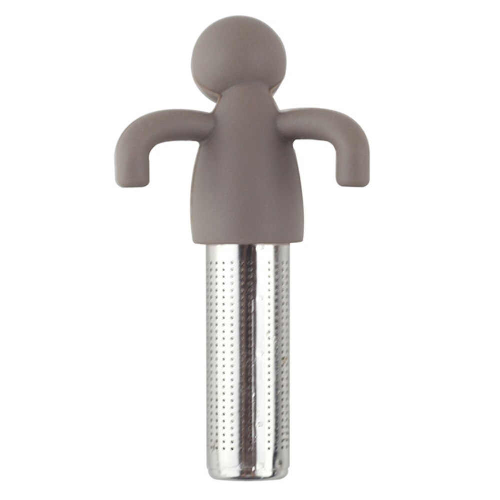 Silicone Tea Strainer Interesting Life Partner Cute Mister Teapot Little Man People Tea Infuser Filter Brewing Making Teapot