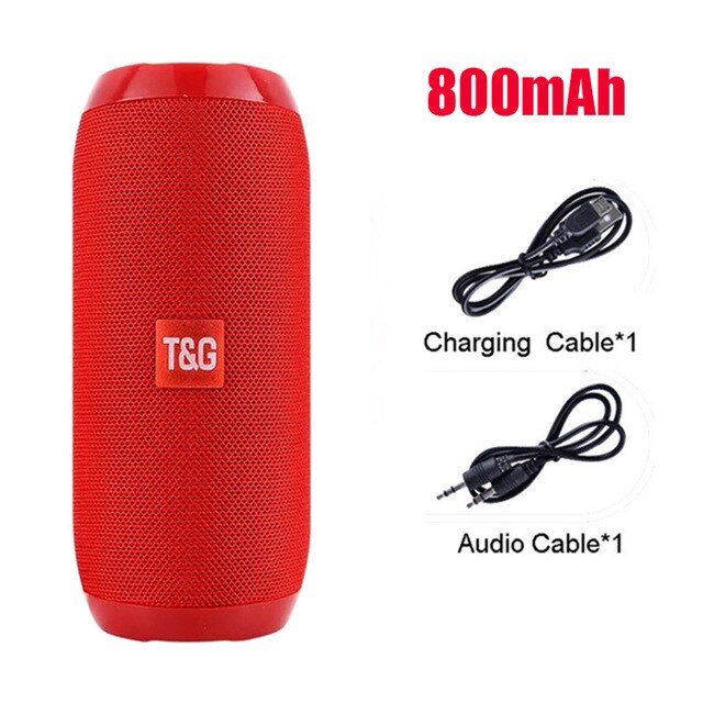 Bluetooth Lautsprecher heimkino Tragbare Drahtlose Lautsprecher Klang System 3D Stereo Musik umgeben soundbar: rot