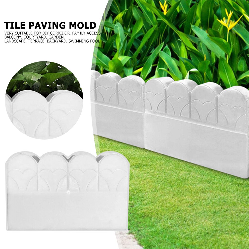 Garden Walk Pavement Mold Reusable DIY Manually Paving Cement Brick Stone Road Concrete Molds Path Maker