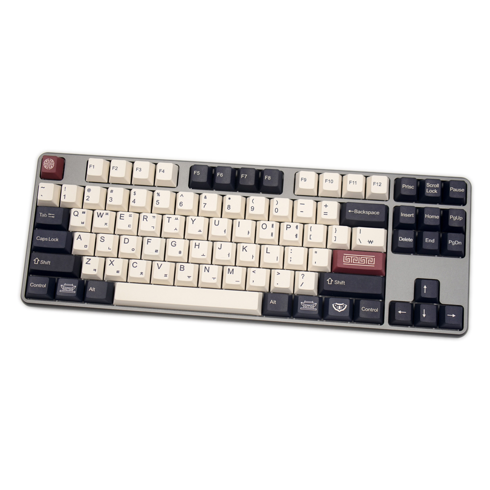 G-MKY Korean/English Keycaps Cherry PBT Dye-Subtion Keycaps Cherry Profile For Mechanical Gaming Keyboard