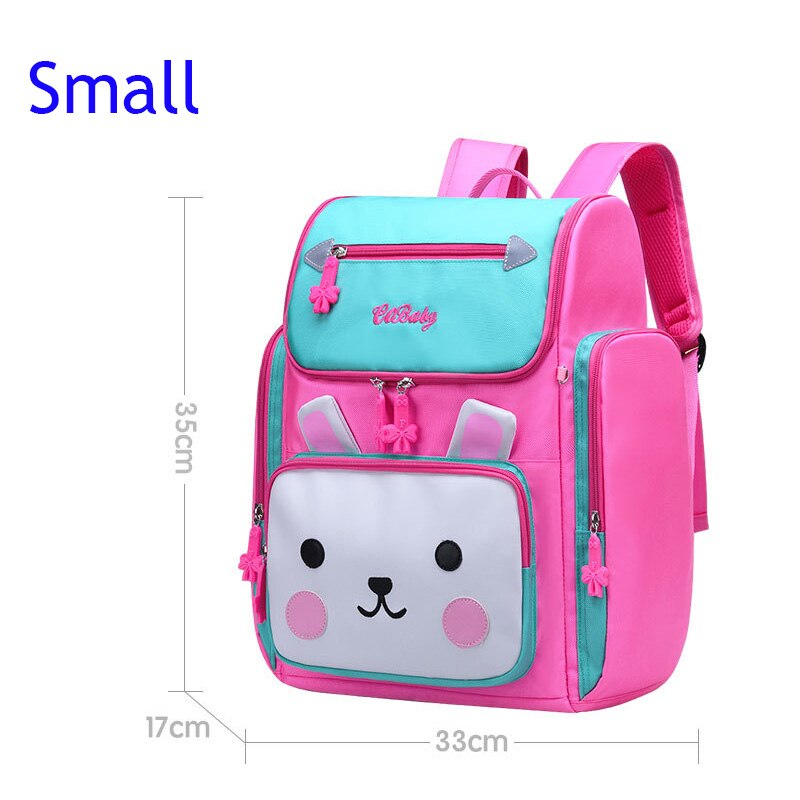 Girls School Bags Children Backpack Primary Bookbag Orthopedic Princess Schoolbags Mochila Infantil sac a dos enfant: green small