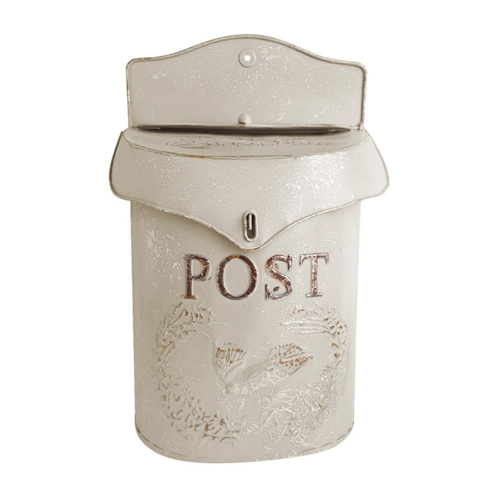 Pastoral Lockable Secure Iron Post Box Vintage Han... – Vicedeal