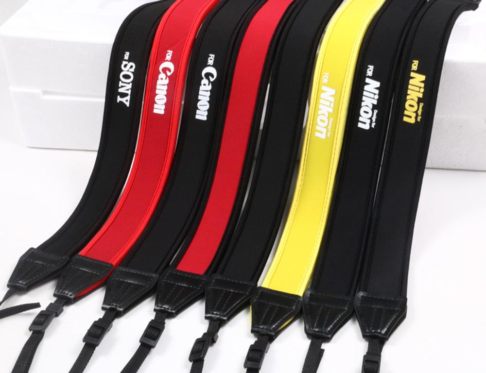Olpay Elastische Neopren Kamera Neck Strap für Canon Nikon Sony Pentax Fujifilm Olympus Panasonic SLR DSLR Spiegellose Kameras