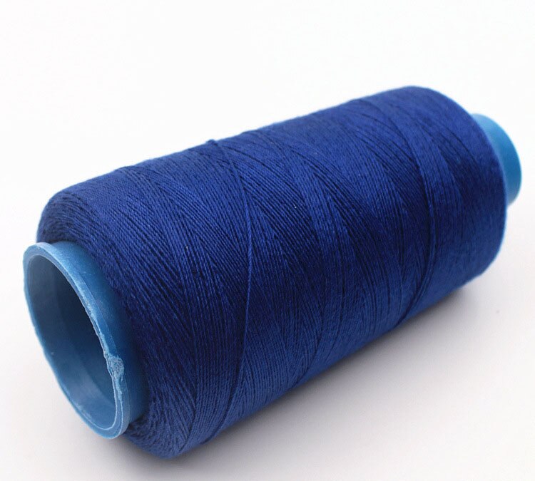 20s/3 Polyester Three Thick Sewing Thread Jeans Thread Hand Stitching Canvas Coarse Cloth Denim Thread Sewing Machine Thread: Royal Blue