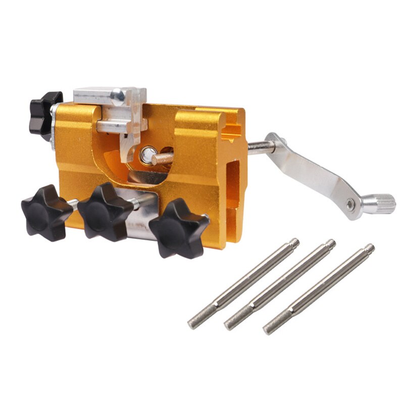 Chainsaw Sharpener Chainsaw Chain Sharpening Jig Hand Chain Grinder for All Kinds of Chain Saws and Electric Saws: Set A