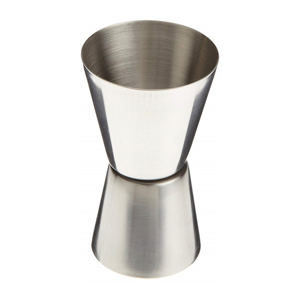 Coctelera de acero inoxidable con vaso de medida, herramienta de cocina para bebidas de doble disparo, 15/30ml o 25/50ml
