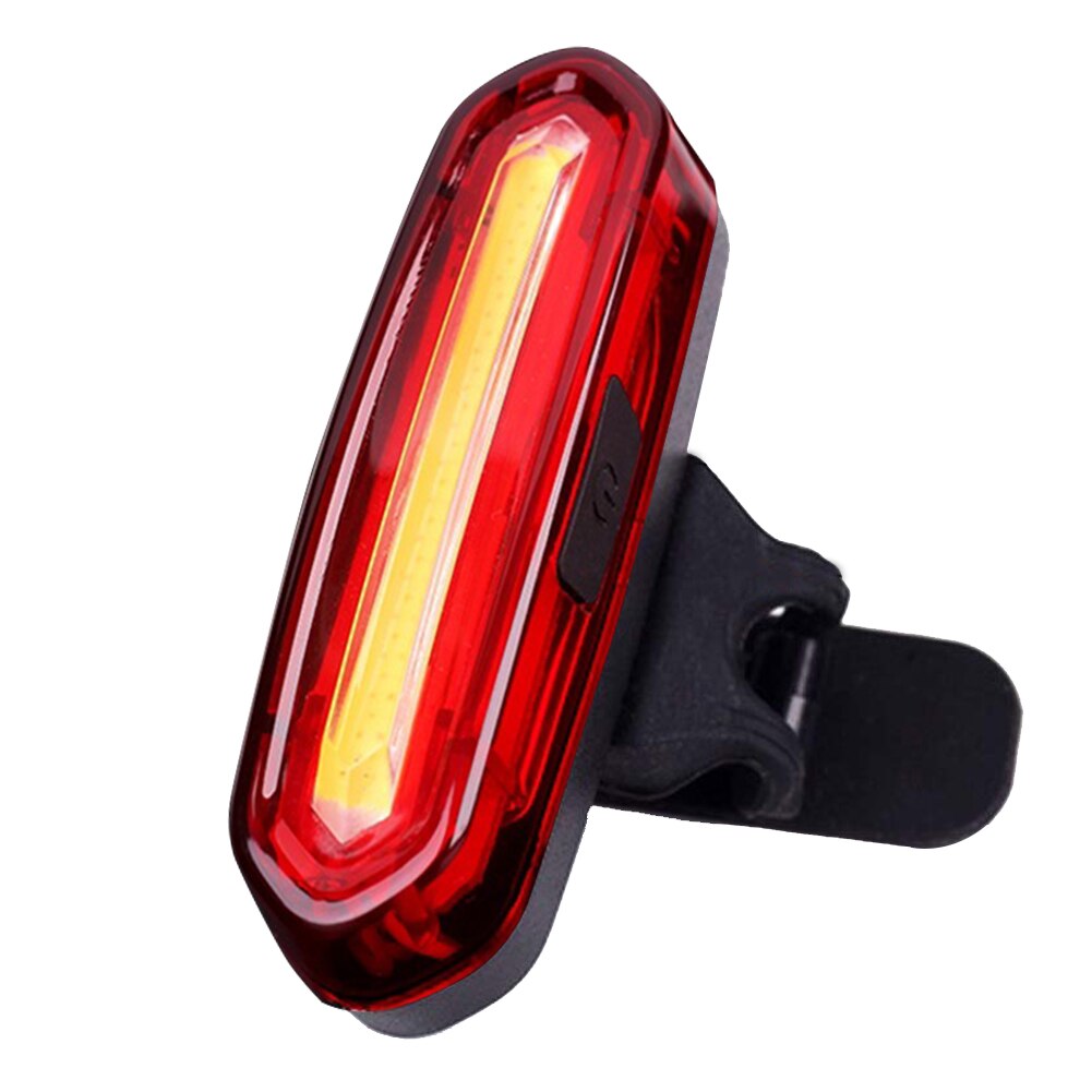 Fiets Achterlicht Mountainbike Achterlicht Usb Oplaadbare Fietsen Led-achterlicht Waterdichte Mtb Road Rijden Fiets Achterlicht: Red and White