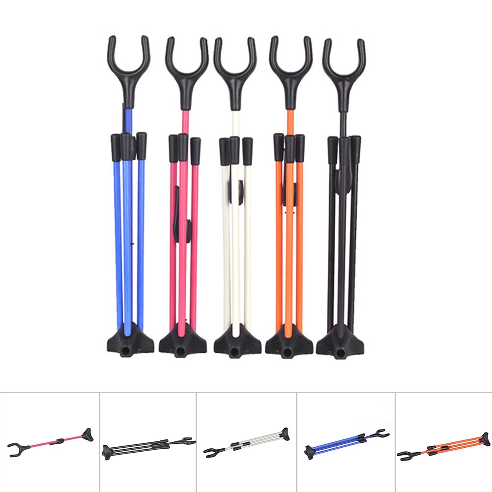 Recurve Bow Stand Foldable Universal Adjustable Black/white/blue/orange/pink