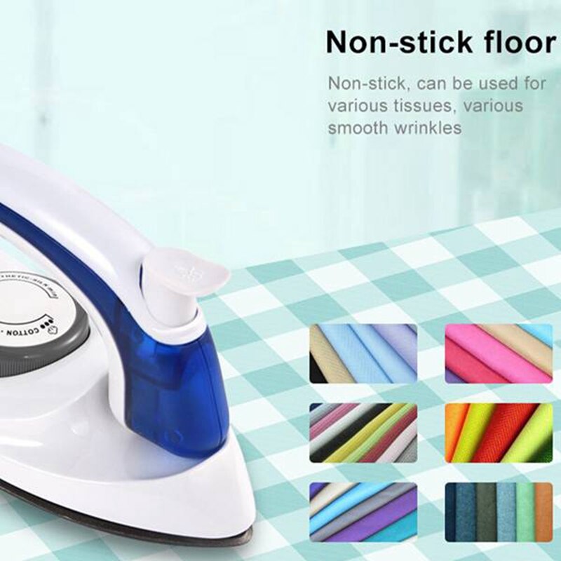 Mini Electric Folding Travel Glide Steam Iron 500W,Small Lightweight Clothes Compact Portable Handheld Ironing