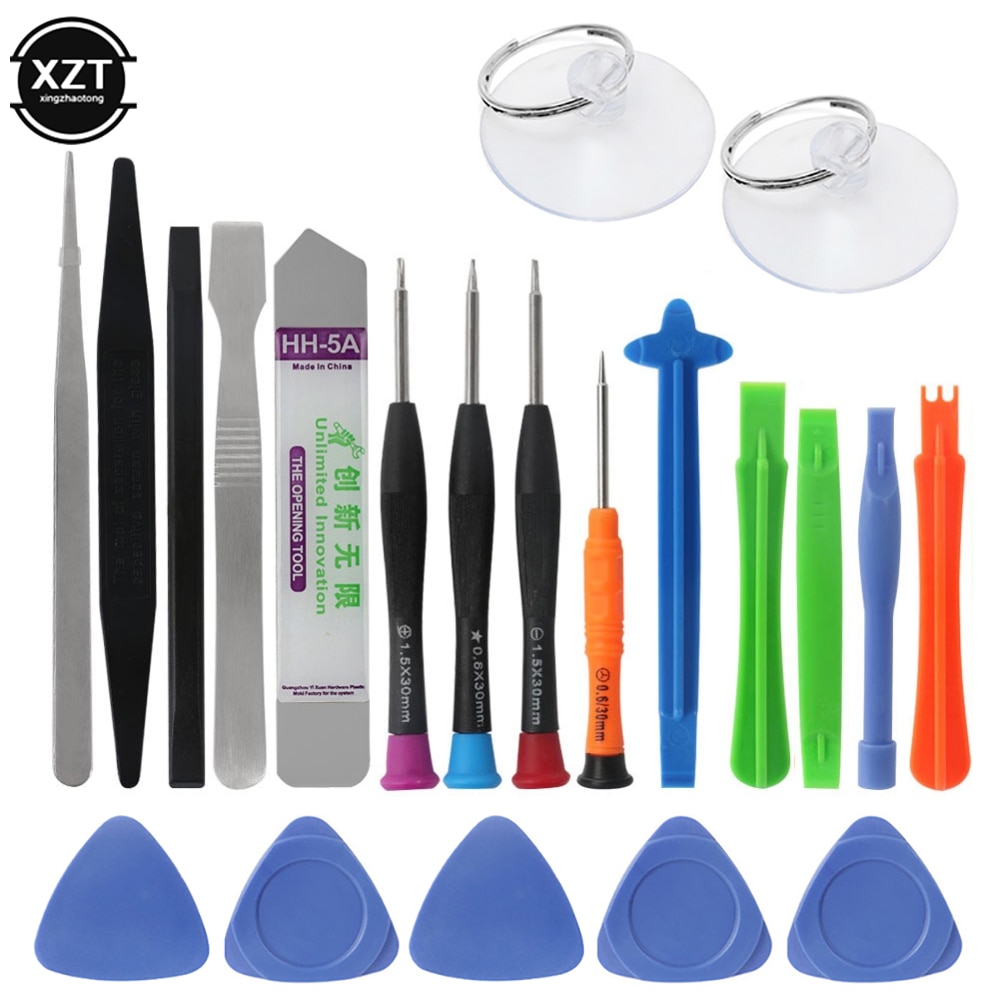 21 in 1 Mobile Phone Repair Tools Kit Spudger Pry Opening Tool Screwdriver Set for iPhone X 8 7 6S 6 Plus Tablets Hand Tools Set