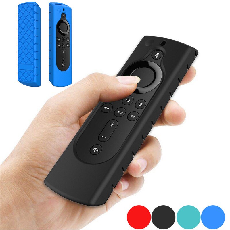 Schutzhülle Silikon Stoßfest Leichte Langlebig Anti Unterhose Gitter Hause Fernbedienung Abdeckung Für Feuer TV Stock 4K