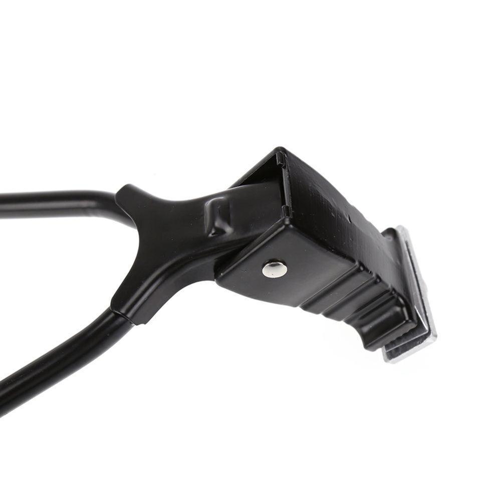 Double Leg Bike Kickstand Foldable Adjustable Center Mount Mount Bicycle Stand Fits 24" and Above for Bicycle Road Bike