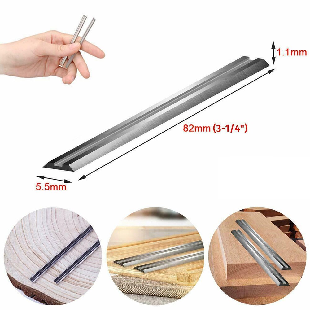 Pour MKT DKP180 18V sans fil LXT lames de rabot 4 pièces 82mm acier rapide
