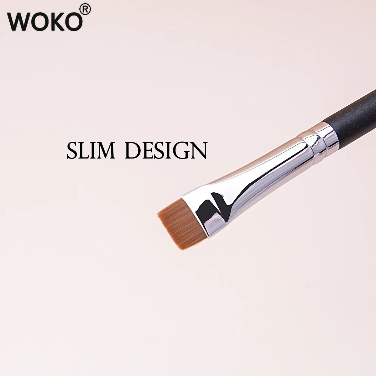 212 cepillo plano para cejas, pinceles de maquillaje para cejas ultrafinos, delineador plano, delineador de ojos fino, herramienta de cepillo de belleza para contorno de cejas