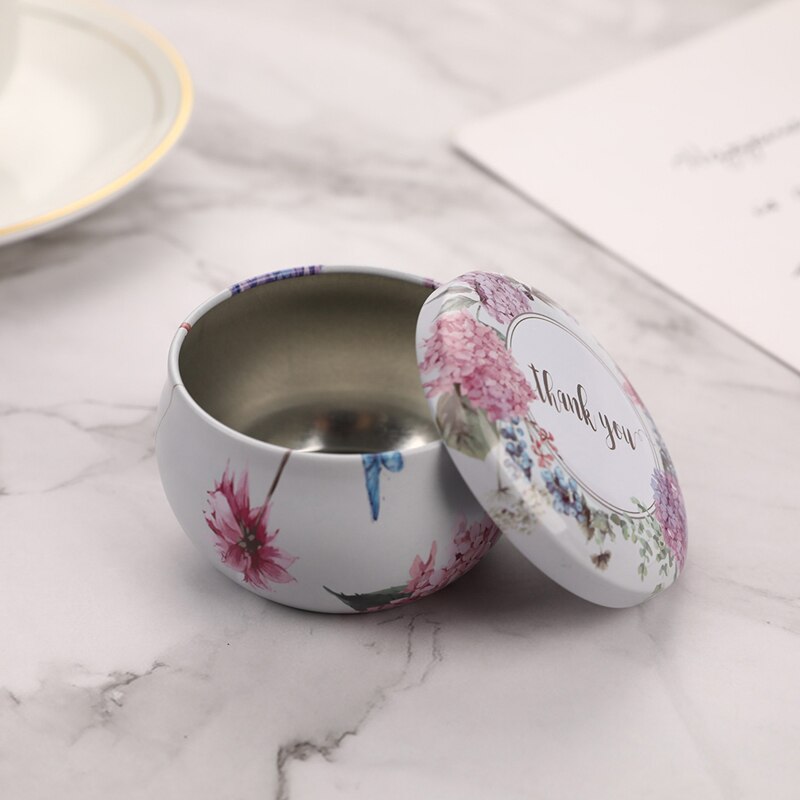 6 Pcs Candle Tin Jars DIY Candle Making kit Holder Storage Case for Dry Storage