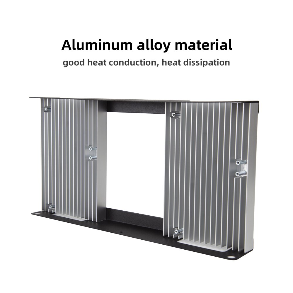 Diy ledet vokse lys ramme aluminium heatsink varme synke radiator anlegg vokse lampe rammeverk til cree cxb 3590 borger ledet sjetonger