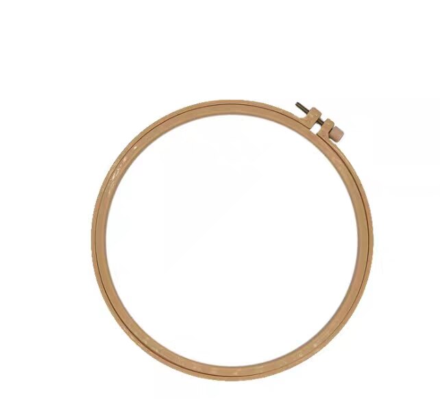 Broderispegel gör det själv-kit sminkspegel portabel dubbelsidig broderi lätt för nyare: Dia .8.5cm ram