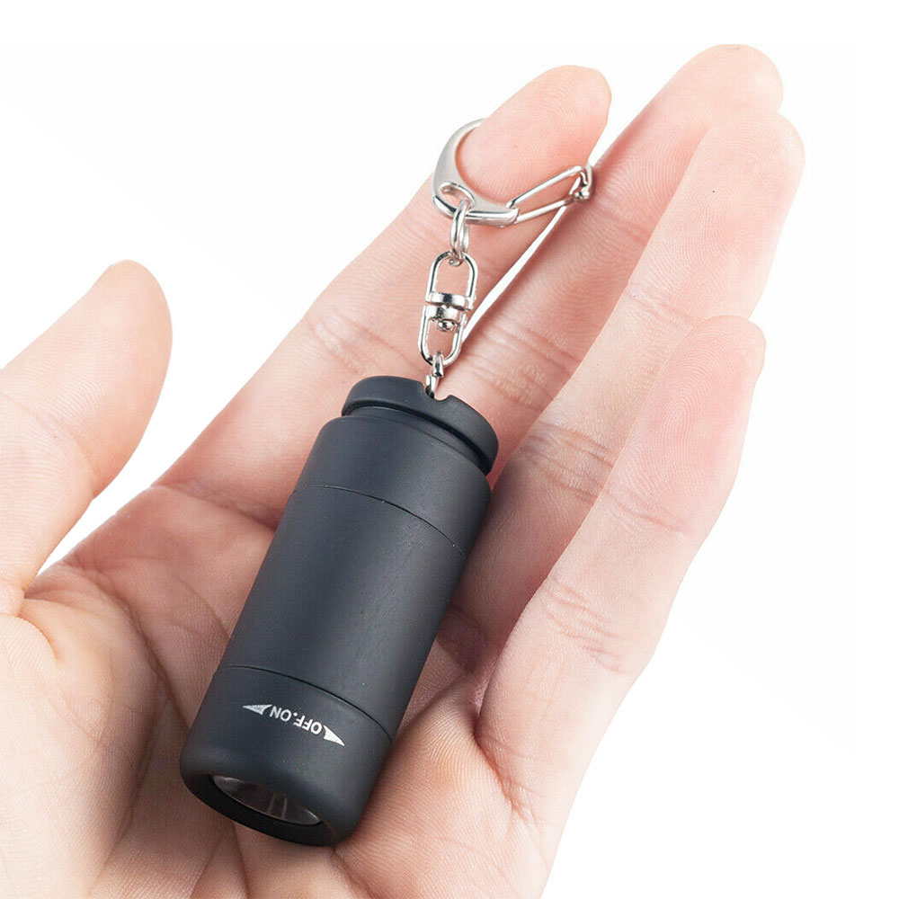 Portable Mini Torch Light USB Rechargeable Pocket Keychain Flashlights Waterproof Outdoor Hiking Mini Camping Lamp Lantern Torch