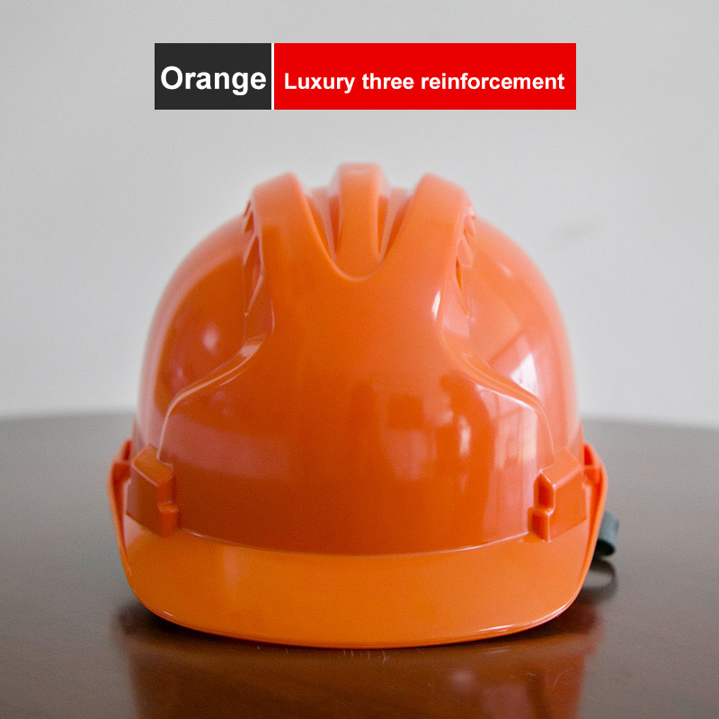 Abs konstruktion sikkerhedshjelme elektroteknik hjelm arbejdsbeskyttelseshjelm mænd kvinder arbejdshætte: Orange