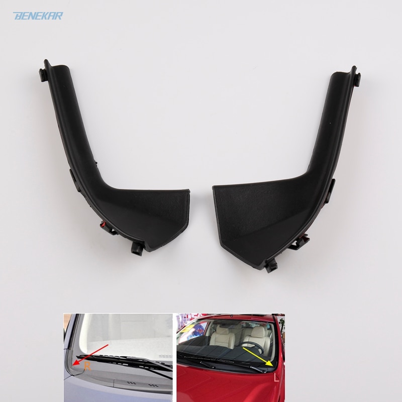 Benekar Voorruit Ruitenwisser Side Trim Cover Water Deflector Cowl Plaat voor Nissan Tiida