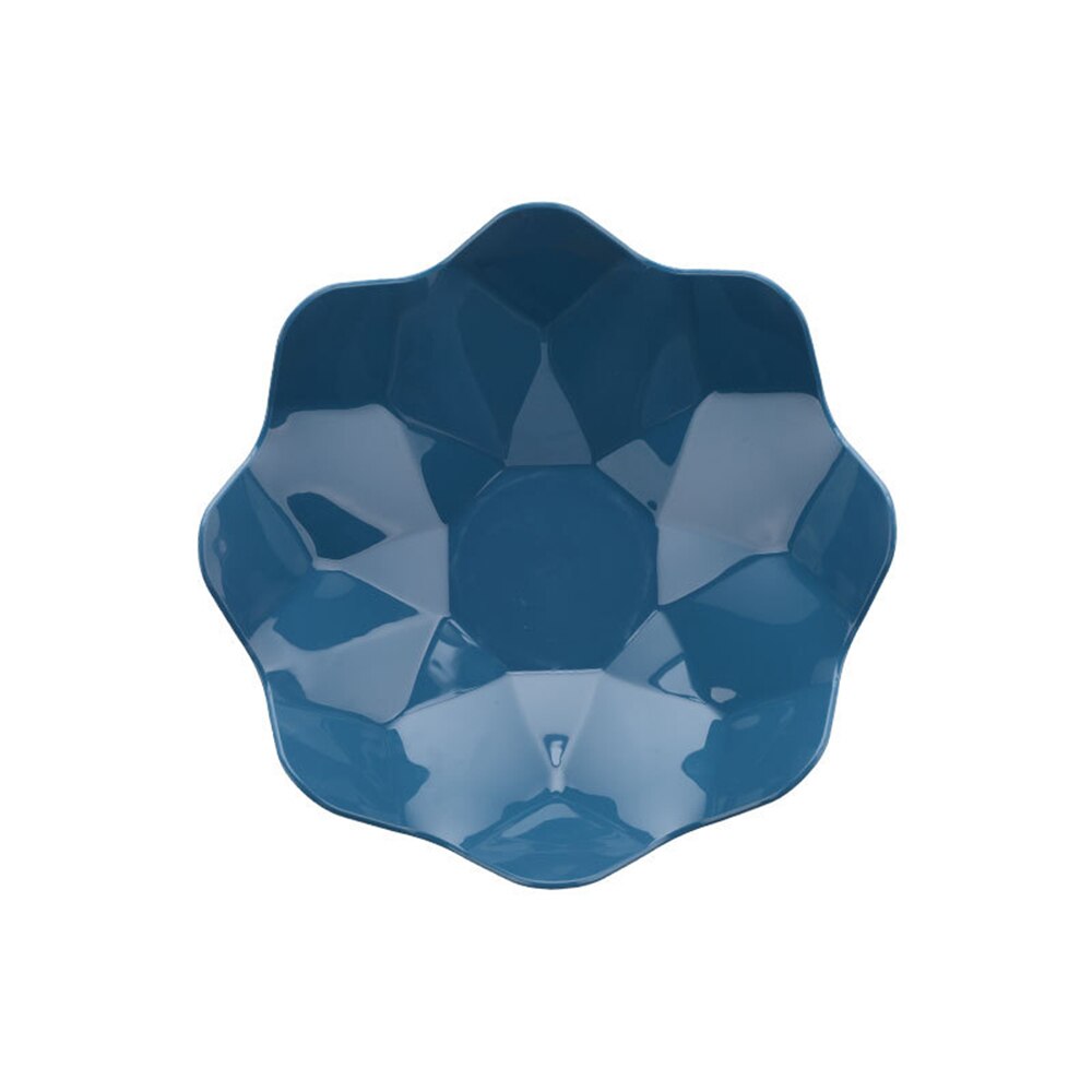 Storage Trays Snacks Nuts Seeds Dry Fruits Dessert Tray Plastic Plates Dishes Bowl Breakfast Tray Home Kitchen Supplies: Dark blue