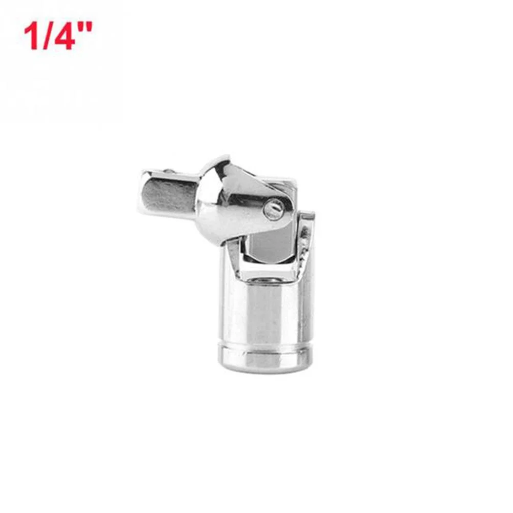 1/4 3/8 1/2 Universal Joint Set Ratchet Angle Extension Bar Socket Adapter Manual Bar Socket Swivel Ratchet Socket Tools: Rose