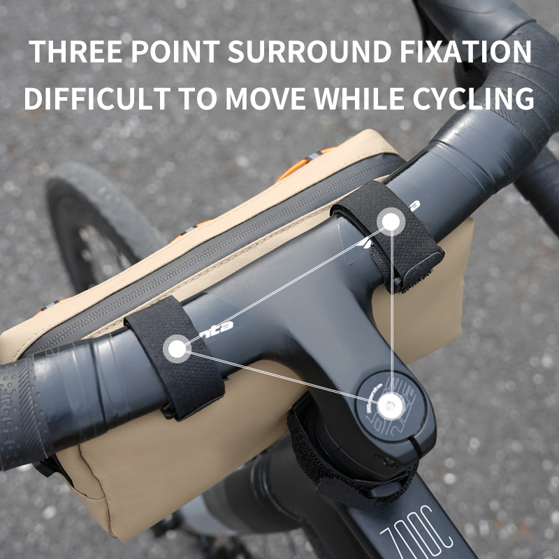 Sac de guidon de vélo étanche et isolé, sacoche portable, multifonctionnel, pour VTT et vélo de route