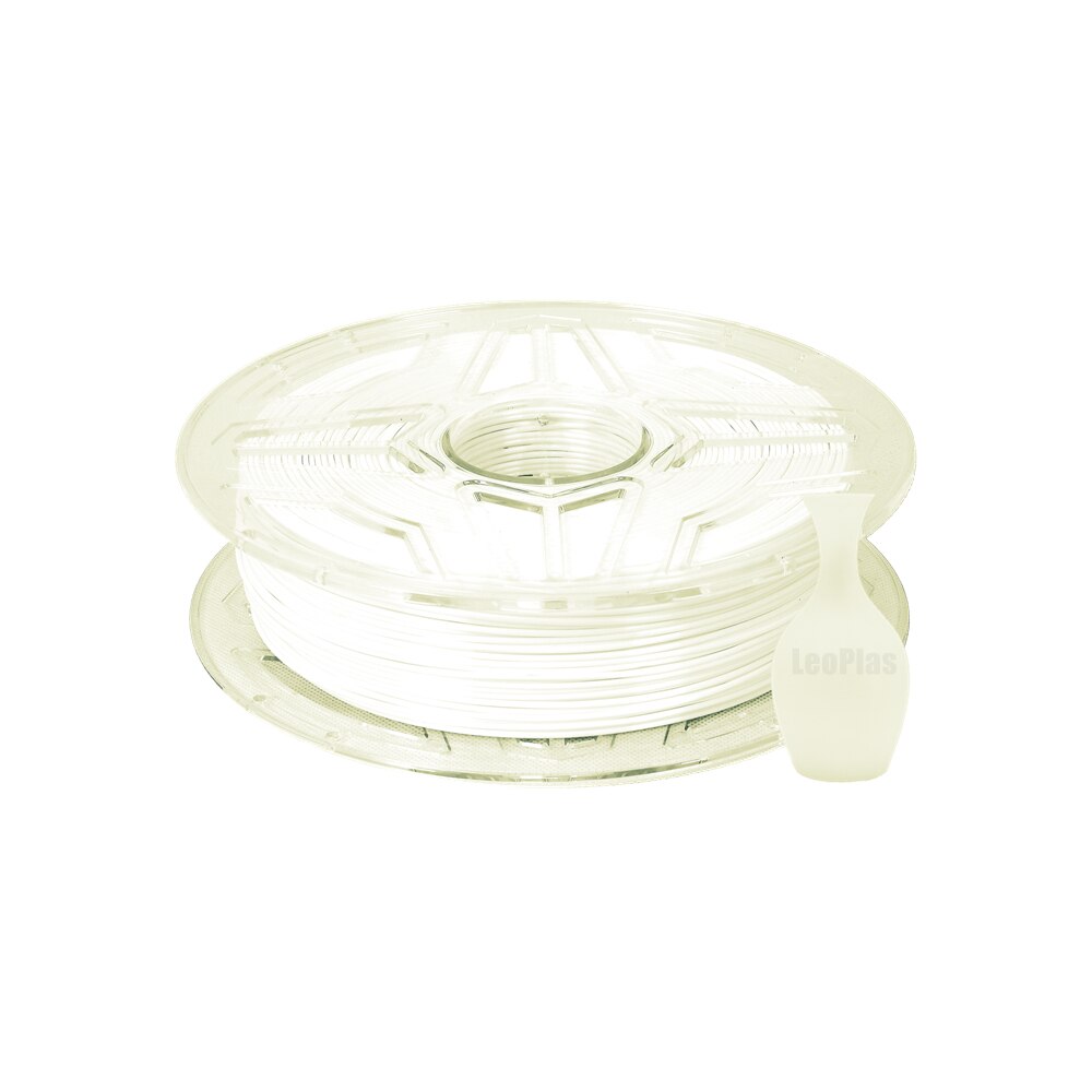 Leoplas 1kg 1.75mm flexibele zachte parelmoer ivoor tpu filament voor 3d printer verbruiksartikelen printbenodigdheden rubber materiaal