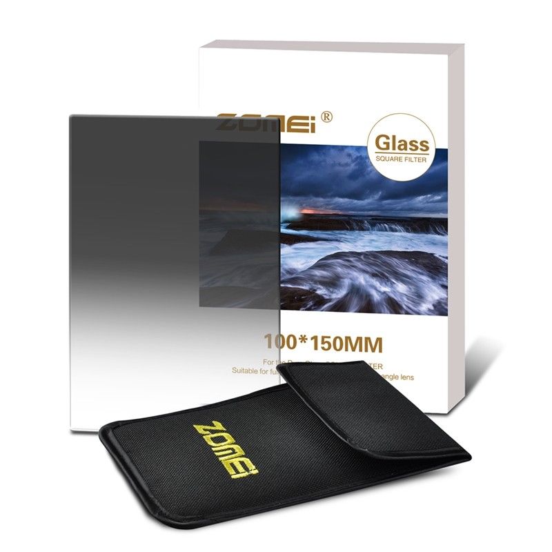 Zomei 100 x150mm Platz Absolvierte ND Filter Weich Grad ND2/ND4/ND8 Pro Optische Glas Filter für Cokin Z LEE Hitech 100mm Halter