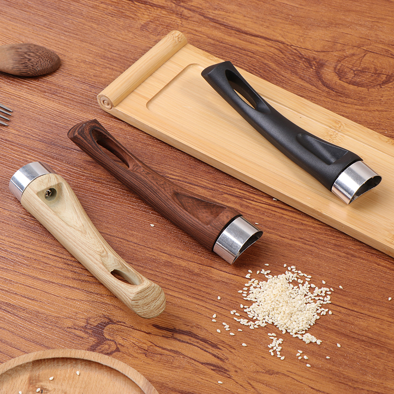 Universal Ergonomic Bakelite Pan Pot Handle Anti Scalding Pan Substituição de acessórios de cozinha, Aperto de baquelite removível, 1 conjunto