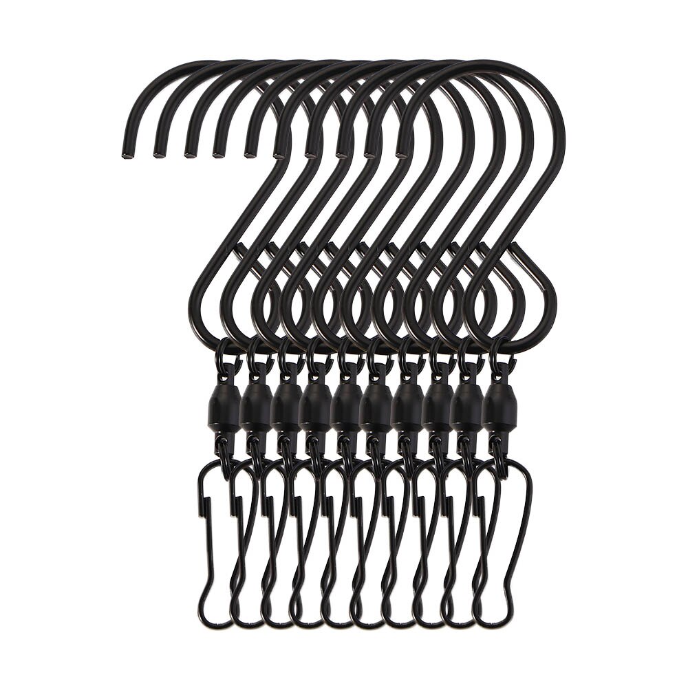 10pc Swivel Clip Hanging Hooks Stainless Steel for Wind Spinners Wind Chimes Crystal Twisters Party Supply