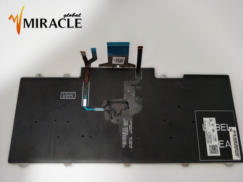 Repair You Life Laptop Keyboard for Dell Latitude E5450 E7450 E7470 E5470 Latin layout with backlit and pointing Original