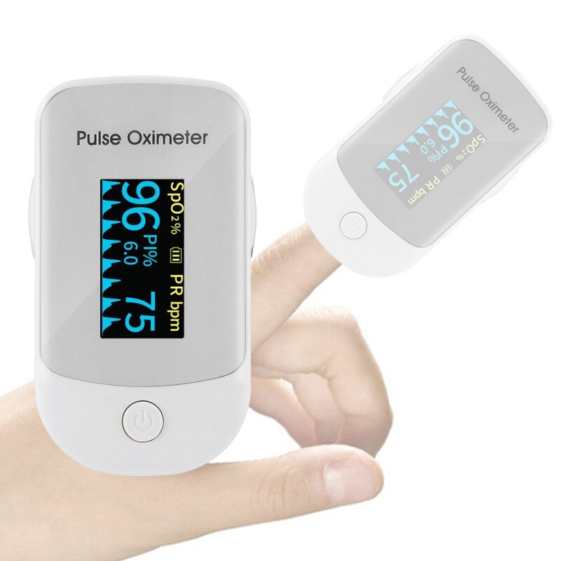 Pulse Oximeter Spo2 Mini Portable OLED Finger Oximeter Saturameter Blood Oxygen Saturation Monitor PR Oxymeter