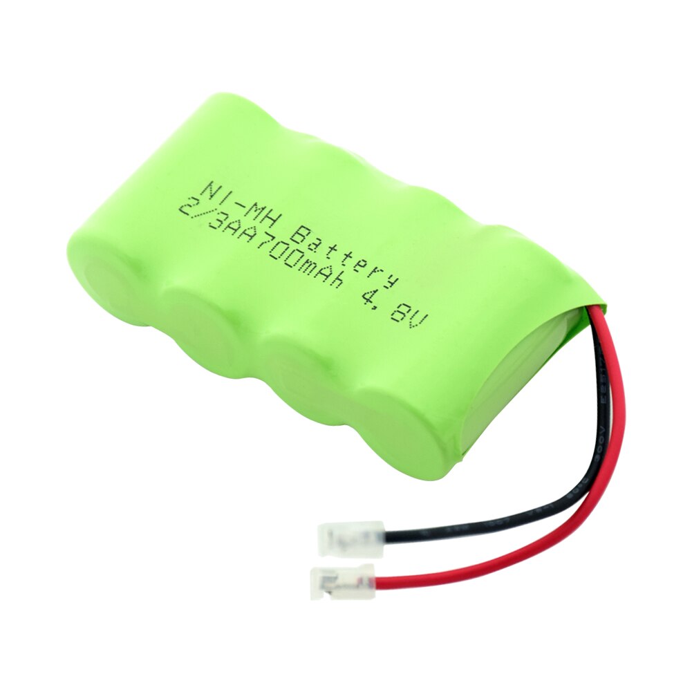 4.8V 700Mah 2/3AA Oplaadbare Ni-Mh Batterij Groep Universele Connector 700Mah Oplaadbare Nimh 2/3AA 4.8V Batterij