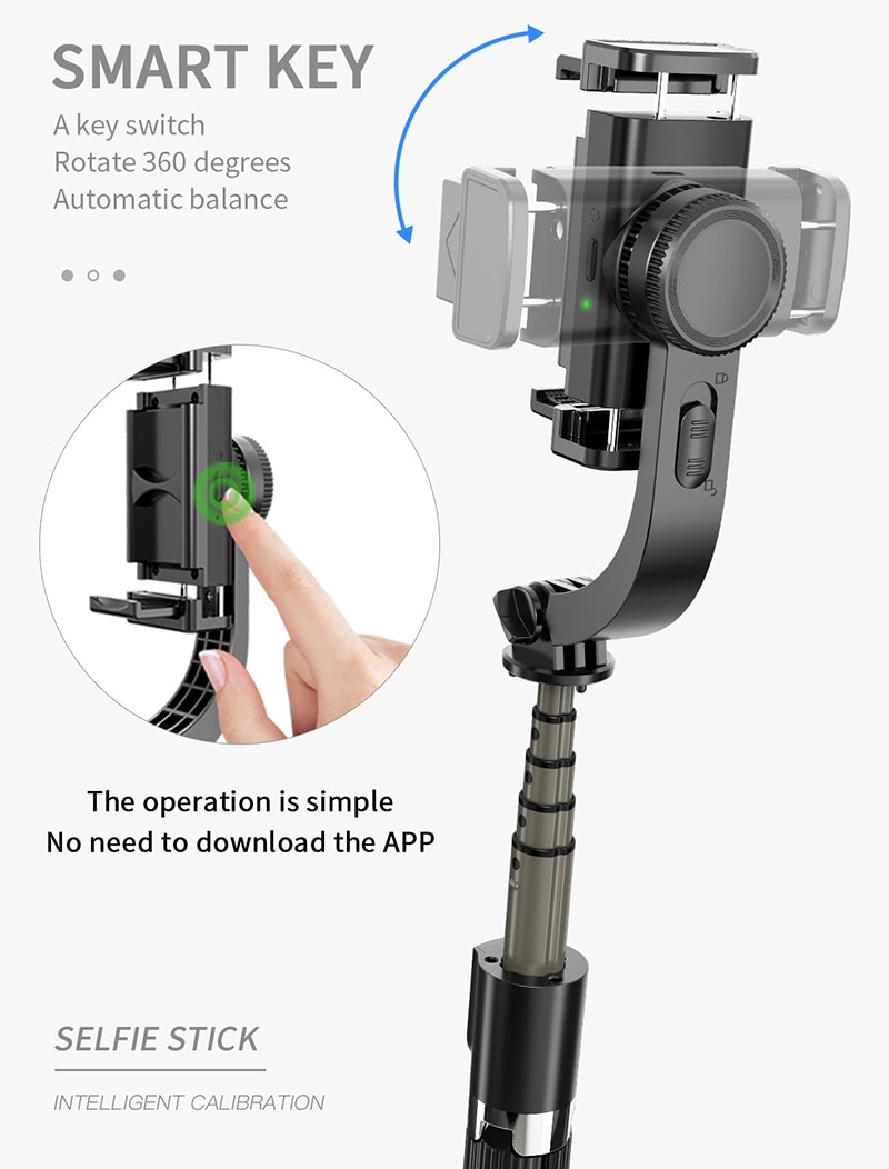 Gimbal Stabilizer Selfie Stick Anti-shake handheld gimbal video shooting stabilizer tripod selfie stick