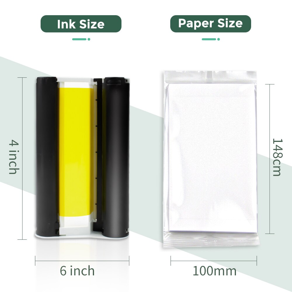 Papel de tinta de Color para impresora Canon Selphy, KP-36IN de 6 pulgadas, CP1200, CP1300, CP910, CP900, KP-108IN, 3 uds.
