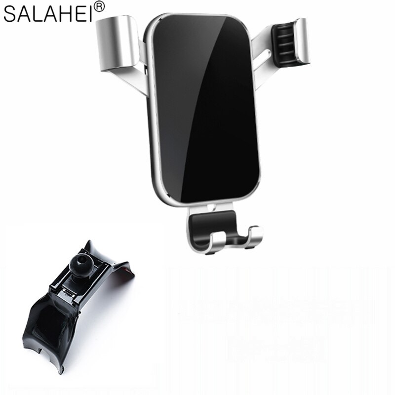 Support de téléphone de voiture, pour Mercedes Benz GLB GLA B classe , Type à pression, GPS, gravité, pour Smartphone, accessoires,: silver