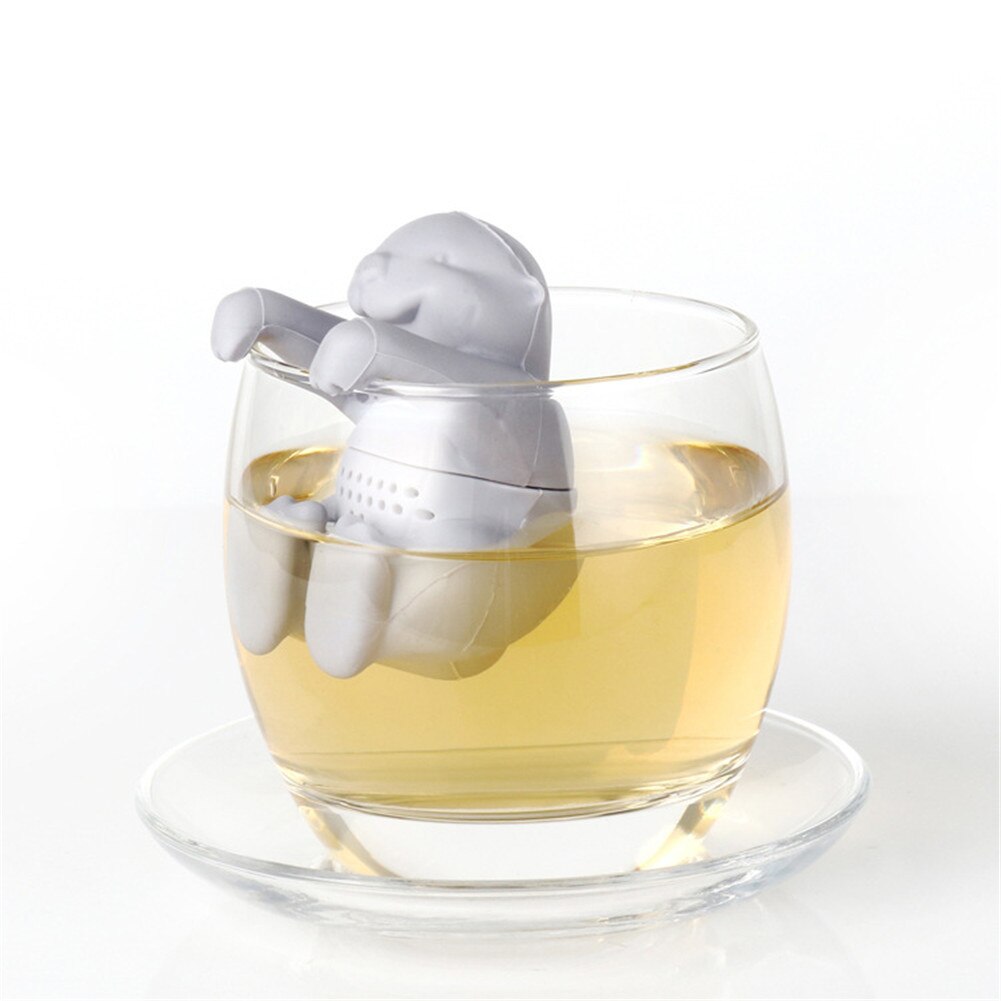 Otter Tea Infuser Silicone Leaf Strainer Herbal Spice Filter Diffuser