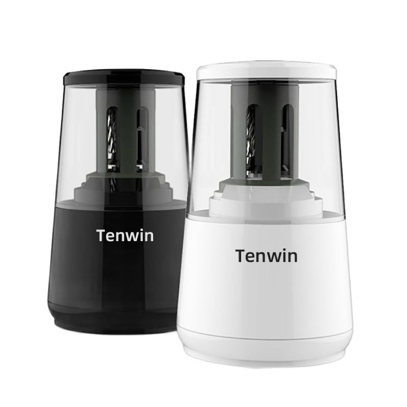 Tenwin Stationery Automatic Electric Pencil Sharpener USB Heavy Duty Mechanical with Container Battery for Kids Ten Win